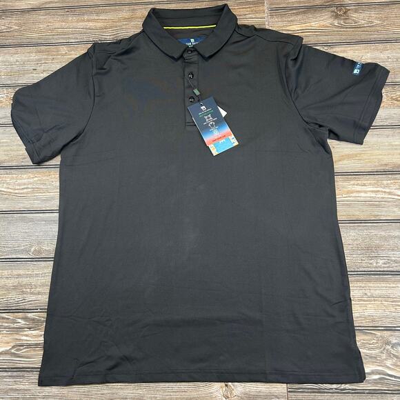 Tom Baine Golf Collection Slim Fit Polo Tee Men's L - NWT - Picture 1 of 7